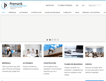 Tablet Screenshot of premank.com